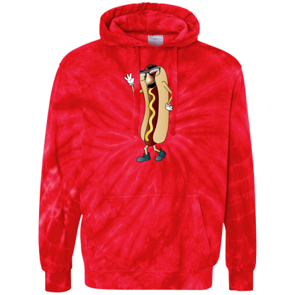 Funny Wiener Tye-Dyed Pullover Hoodie