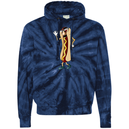 Funny Wiener Tye-Dyed Pullover Hoodie